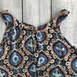 Open Shoulder Flare Top